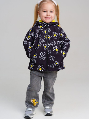 Куртка детская текстильная с полиуретановым покрытием для девочек (ветровка)