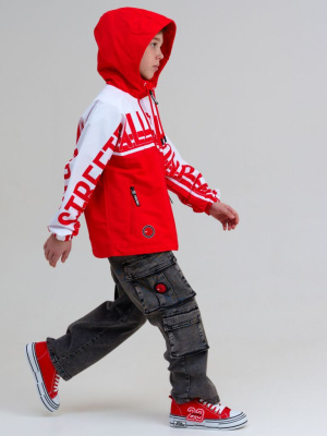 Куртка текстильная с полиуретановым покрытием для мальчиков (ветровка)