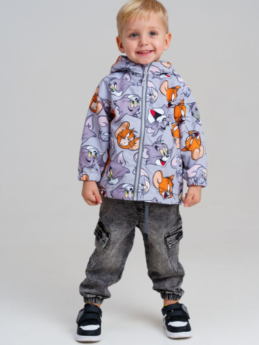 Куртка детская текстильная с полиуретановым покрытием для мальчиков (ветровка)