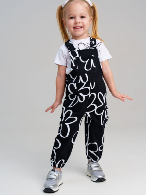 Полукомбинезон детский трикотажный для девочек