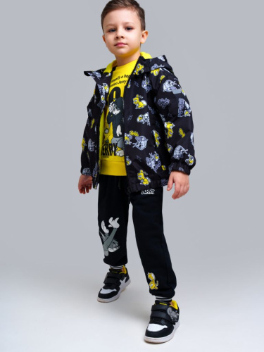 Куртка текстильная с полиуретановым покрытием для мальчиков (ветровка)