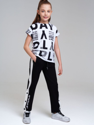 Фуфайка трикотажная для девочек (футболка)