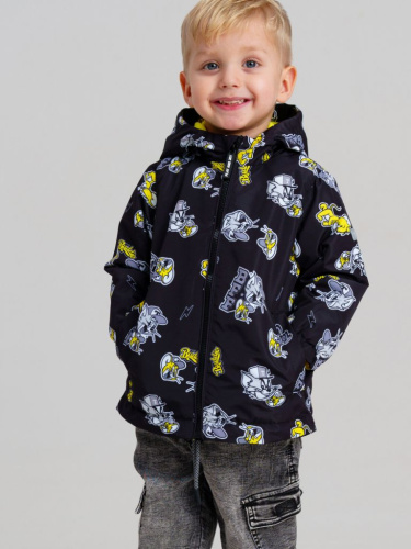 Куртка детская текстильная с полиуретановым покрытием для мальчиков (ветровка)