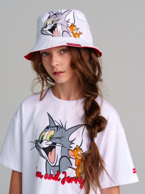 Панама текстильная для девочек