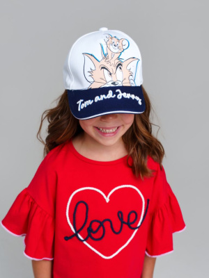 Кепка текстильная для девочек