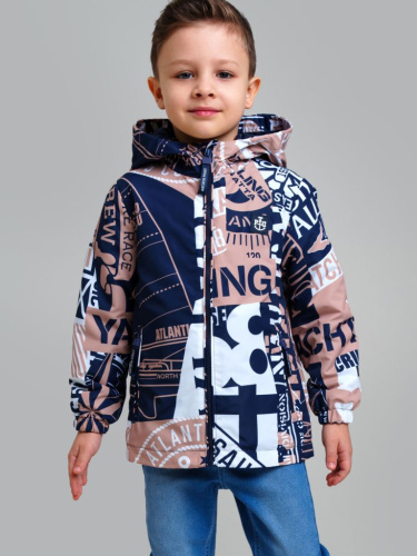 Куртка текстильная с полиуретановым покрытием для мальчиков (ветровка)