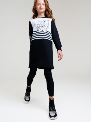 Платье трикотажное для девочек