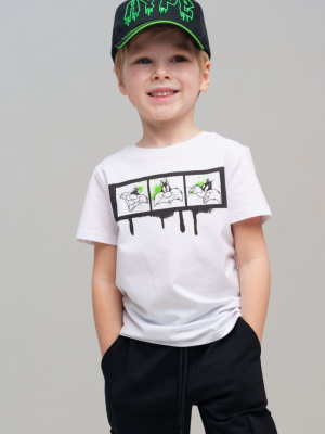 Фуфайка трикотажная для мальчиков (футболка)