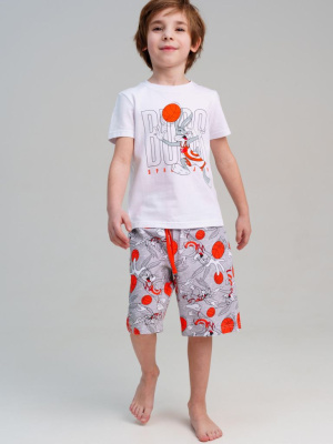 Комплект трикотажный для мальчиков: фуфайка (футболка), шорты