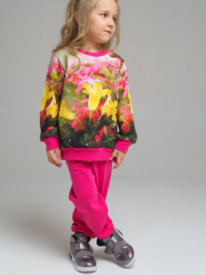 Свитшот из футера для девочки