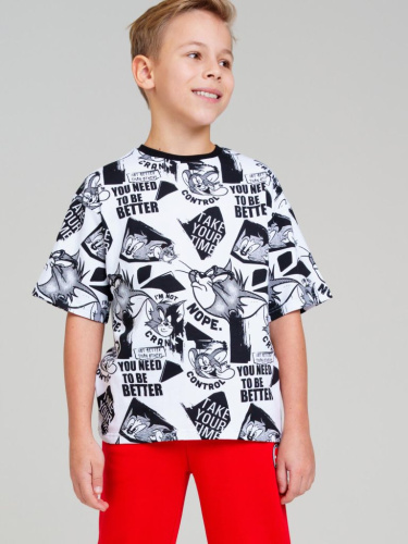 Фуфайка трикотажная для мальчиков (футболка)