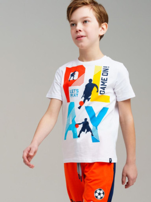 Фуфайка трикотажная для мальчиков (футболка)