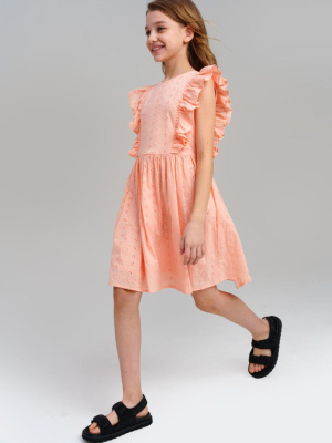 Платье текстильное для девочек