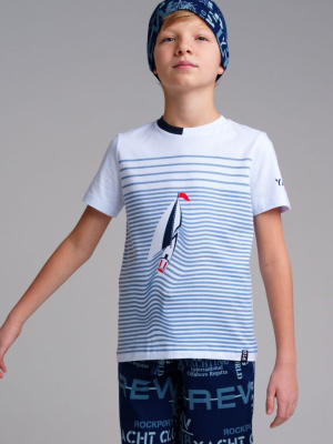 Фуфайка трикотажная для мальчиков (футболка)