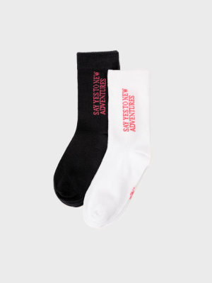 Носки трикотажные для девочек, 2 пары в комплекте