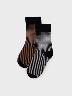 Носки трикотажные для мальчиков, 2 пары в комплекте