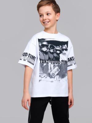 Фуфайка трикотажная для мальчиков (футболка)