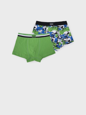 Трусы трикотажные для мальчиков - боксеры, 2 шт в комплекте