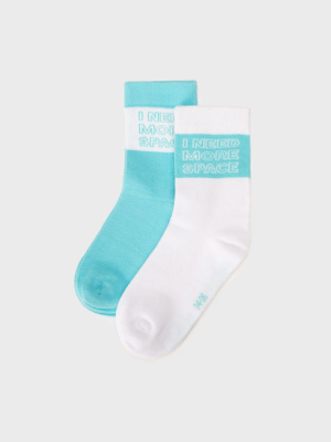 Носки трикотажные для девочек, 2 пары в комплекте