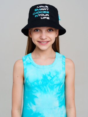 Панама текстильная для девочек