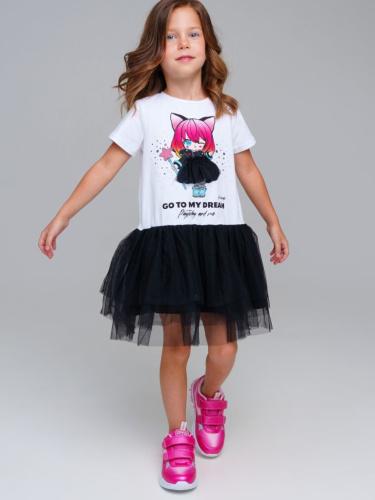 Платье трикотажное для девочек