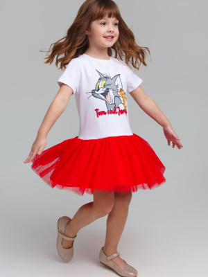 Платье трикотажное для девочек