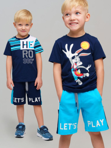 Шорты трикотажные для мальчиков, 2 шт в комплекте