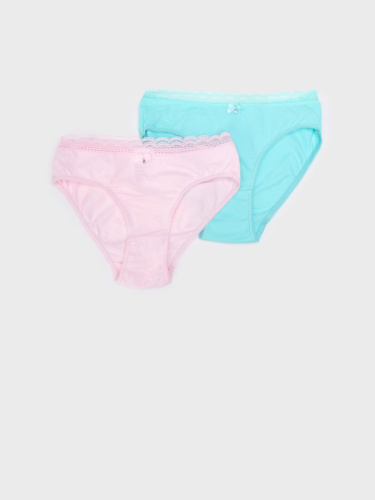 Трусы трикотажные для девочек, 2 шт в комплекте