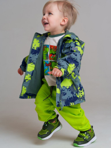 Куртка детская текстильная с полиуретановым покрытием для мальчиков (ветровка)