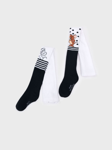 Колготки трикотажные для девочек, 2 пары в комплекте