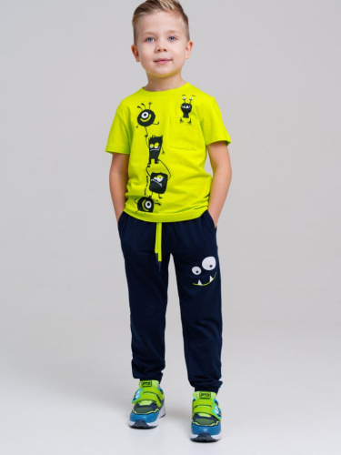 Комплект трикотажный для мальчиков: фуфайка (футболка), брюки