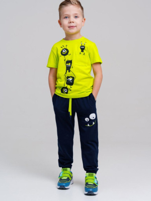 Комплект трикотажный для мальчиков: фуфайка (футболка), брюки