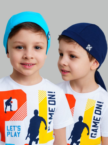 Бандана трикотажная для мальчиков, 2 шт в комплекте