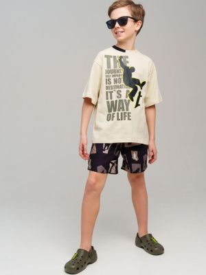 Фуфайка трикотажная для мальчиков (футболка)