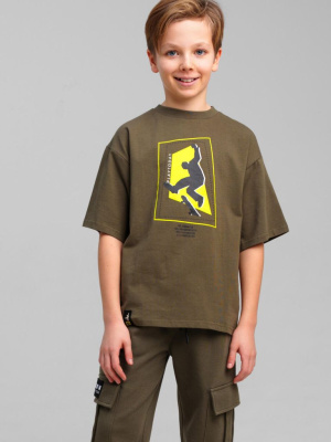 Фуфайка трикотажная для мальчиков (футболка)