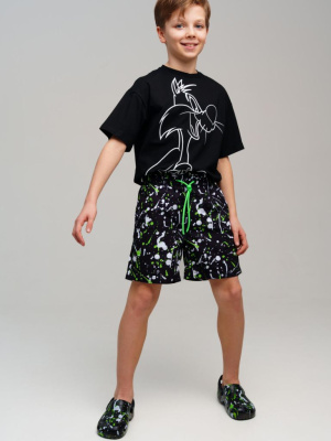 Шорты текстильные плавательные для мальчиков, длинные