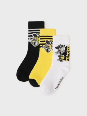 Носки трикотажные для мальчиков, 3 пары в комплекте