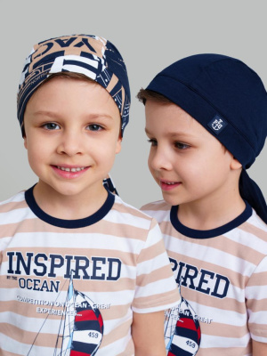 Бандана трикотажная для мальчиков, 2 шт в комплекте