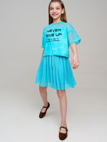 Фуфайка трикотажная для девочек (футболка)