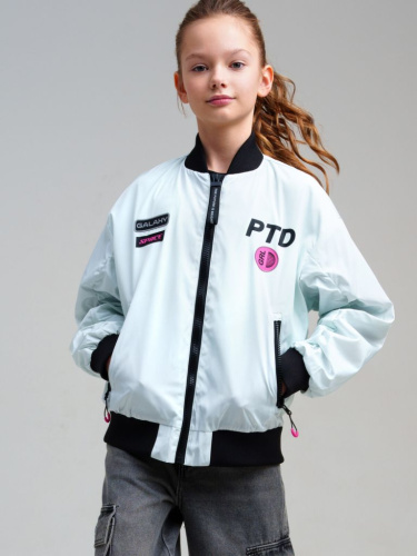 Куртка текстильная с полиуретановым покрытием для девочек (ветровка)