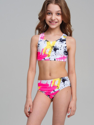 Купальный костюм трикотажный для девочек