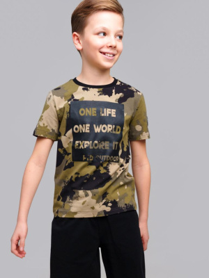 Фуфайка трикотажная для мальчиков (футболка)