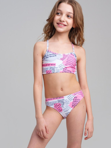 Купальный костюм трикотажный для девочек