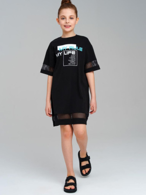 Платье трикотажное для девочек