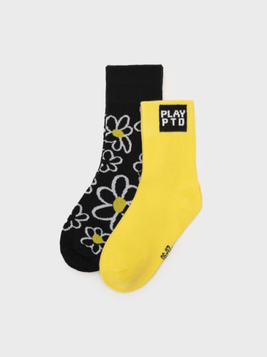 Носки трикотажные для девочек, 2 пары в комплекте