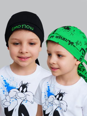 Бандана трикотажная для мальчиков, 2 шт в комплекте