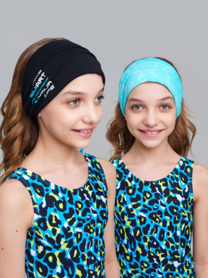 Бандана трикотажная для девочек, 2 шт в комплекте