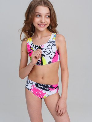 Купальный костюм трикотажный для девочек