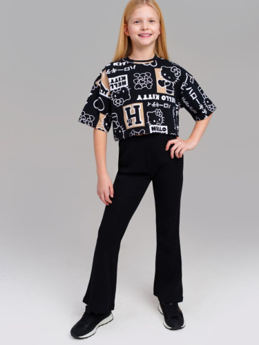 Фуфайка трикотажная для девочек (футболка)