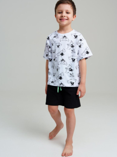 Комплект трикотажный для мальчиков: фуфайка (футболка), шорты